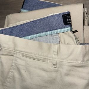 2 pairs of jcrew skinny chino